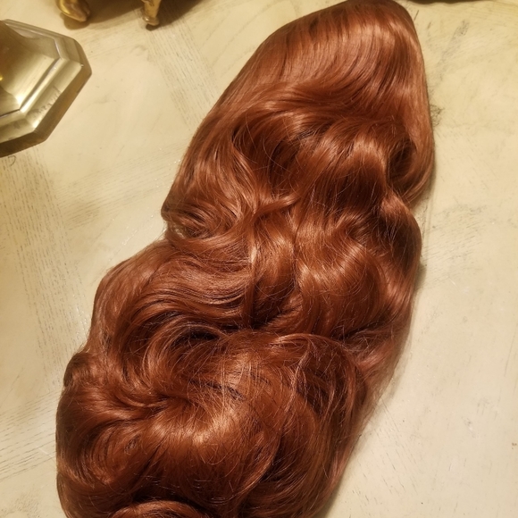Copper Red Lace Front Wig main image 6